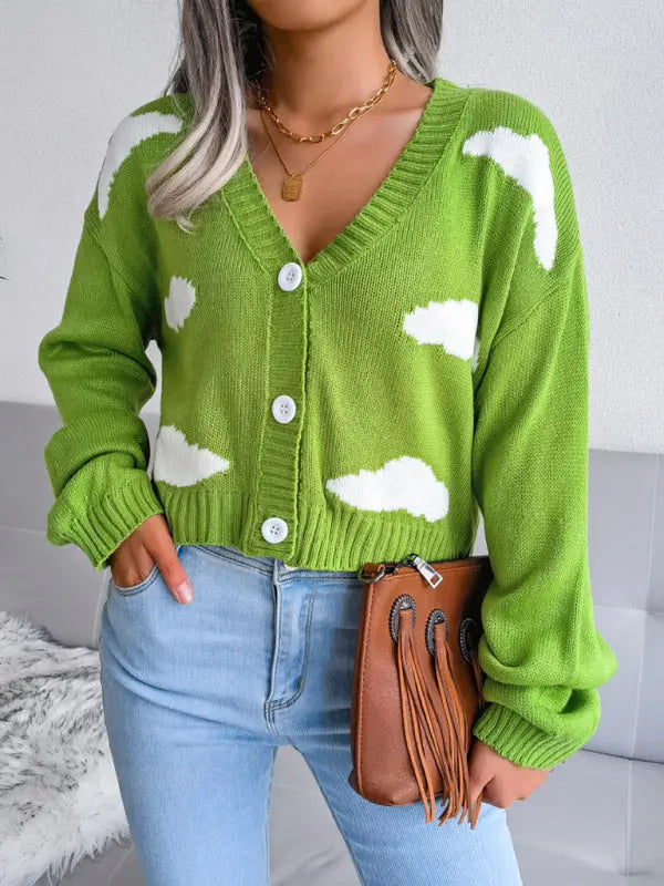 Blue Zone Planet | Baiyun knitted cardigan sweater BLUE ZONE PLANET