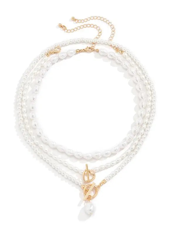 Blue Zone Planet | Baroque shaped pearl necklace creative irregular chain clavicle necklace BLUE ZONE PLANET