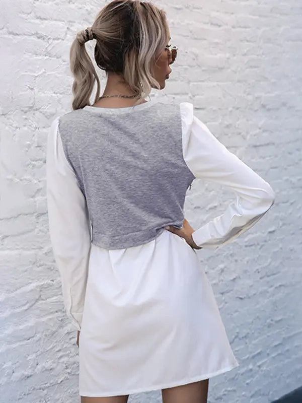 Blue Zone Planet | European and American women's new product explosion long -sleeved dress kakaclo