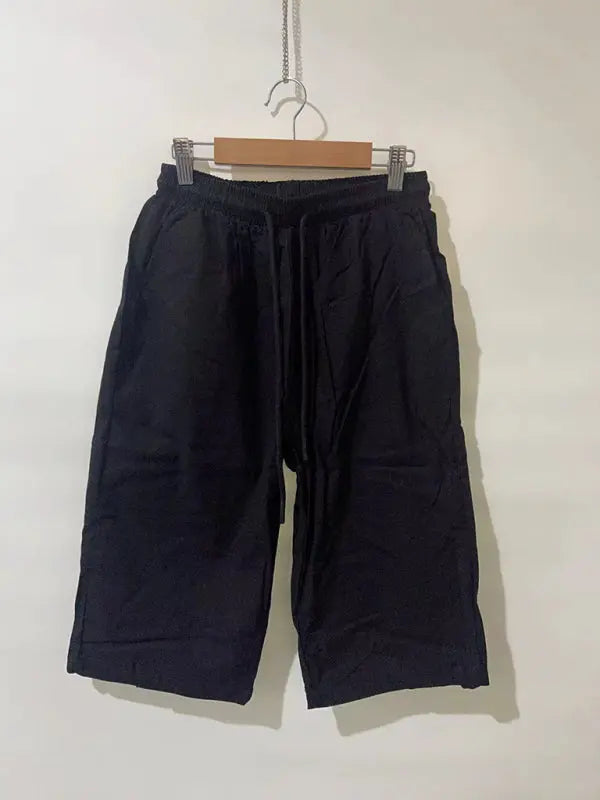 Blue Zone Planet | Scarlett's elastic casual cotton shorts with pockets kakaclo