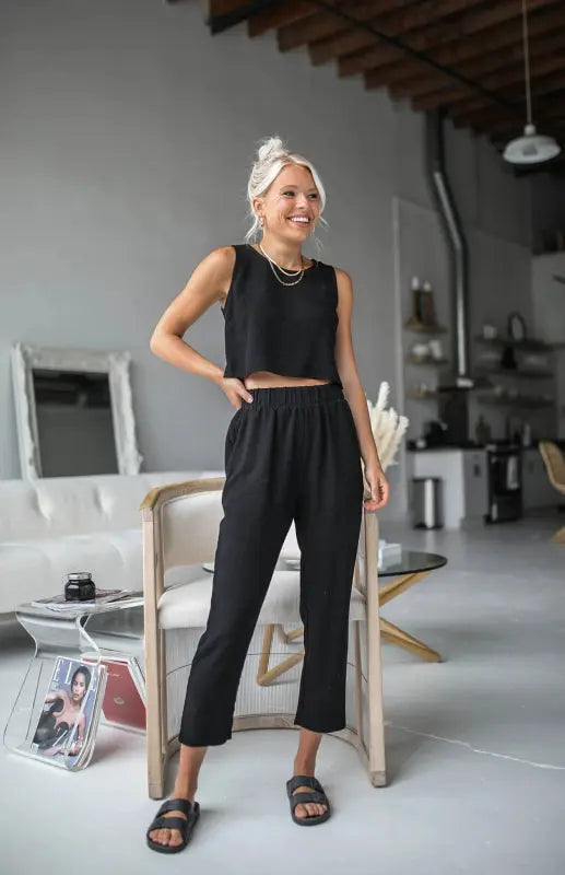 Blue Zone Planet | Vest Open-Waist Trousers Suit BLUE ZONE PLANET