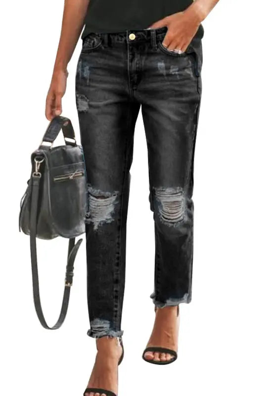 Blue Zone Planet | Women’s High Rise Totally Shaping Skinny Jeans BLUE ZONE PLANET