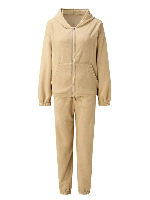Blue Zone Planet | hooded sweatshirt sports suit two piece set BLUE ZONE PLANET