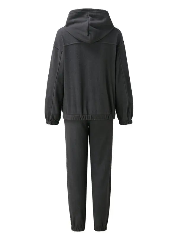 Blue Zone Planet | hooded sweatshirt sports suit two piece set BLUE ZONE PLANET