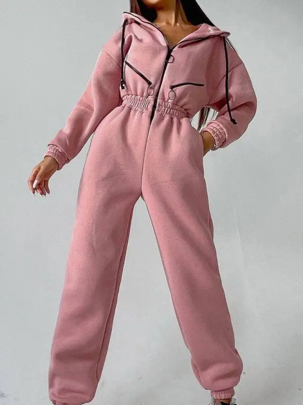 Blue Zone Planet | hooded sweatshirt sports suit two piece set BLUE ZONE PLANET
