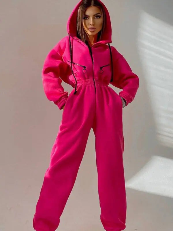 Blue Zone Planet | hooded sweatshirt sports suit two piece set BLUE ZONE PLANET