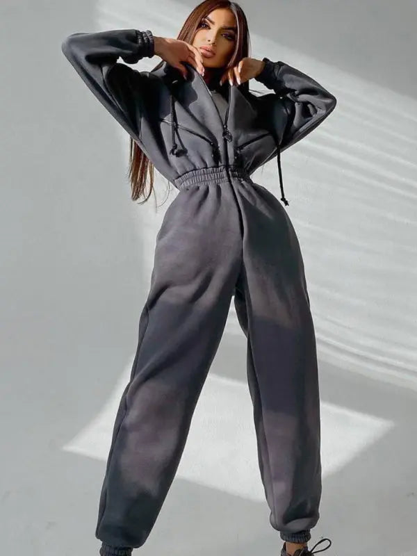 Blue Zone Planet | hooded sweatshirt sports suit two piece set BLUE ZONE PLANET