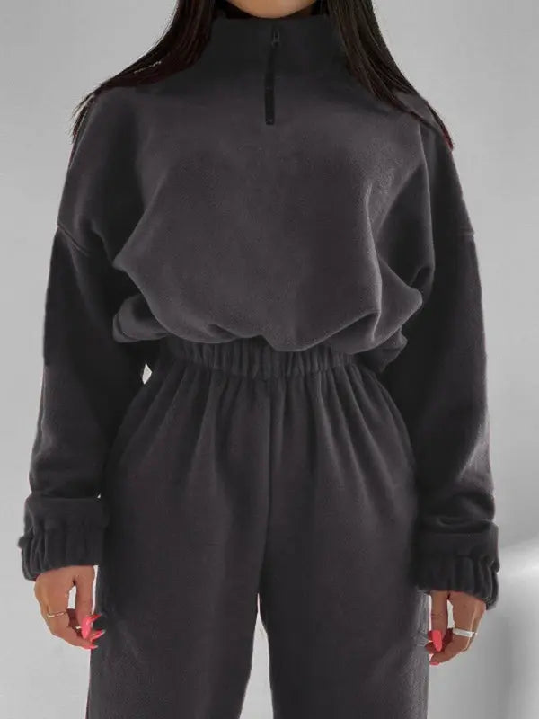 Blue Zone Planet | hooded sweatshirt sports suit two piece set BLUE ZONE PLANET