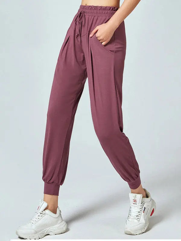 Blue Zone Planet | quick-drying pants loose running trousers fitness pants bundle feet BLUE ZONE PLANET