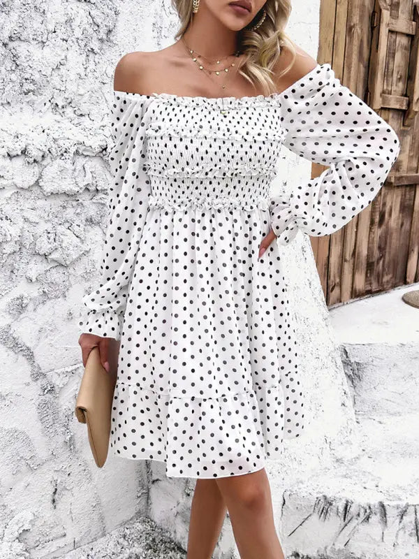 Blue Zone Planet | spring and summer polka dot dress BLUE ZONE PLANET