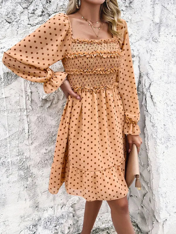 Blue Zone Planet | spring and summer polka dot dress BLUE ZONE PLANET
