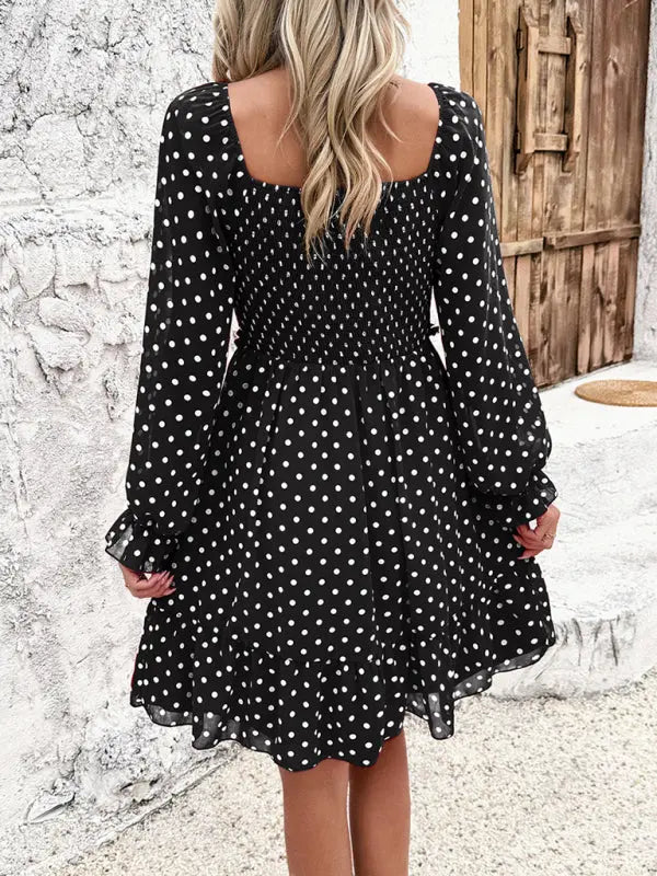 Blue Zone Planet | spring and summer polka dot dress BLUE ZONE PLANET