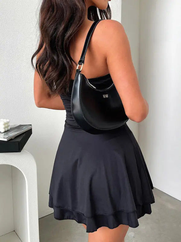 Blue Zone Planet | spring and summer solid color tube top tight dress BLUE ZONE PLANET