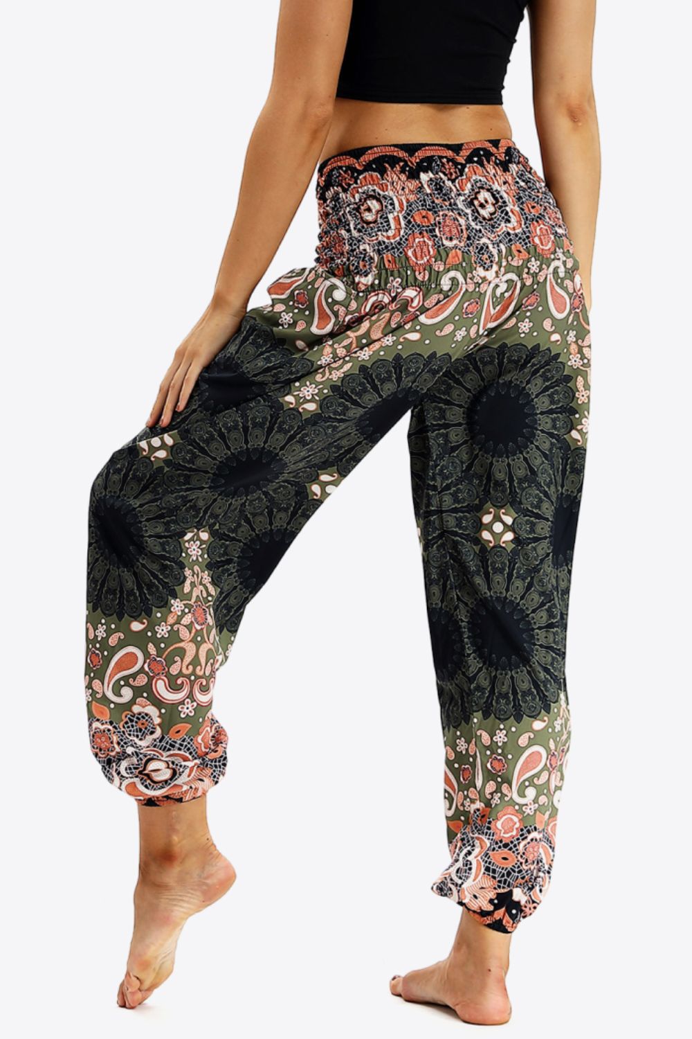Bohemian Makes Me Wonder Printed Pants BLUE ZONE PLANET