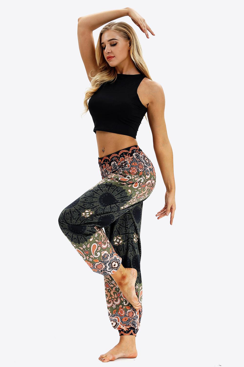 Bohemian Makes Me Wonder Printed Pants BLUE ZONE PLANET