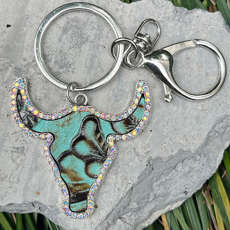 Bull Shape Key Chain BLUE ZONE PLANET