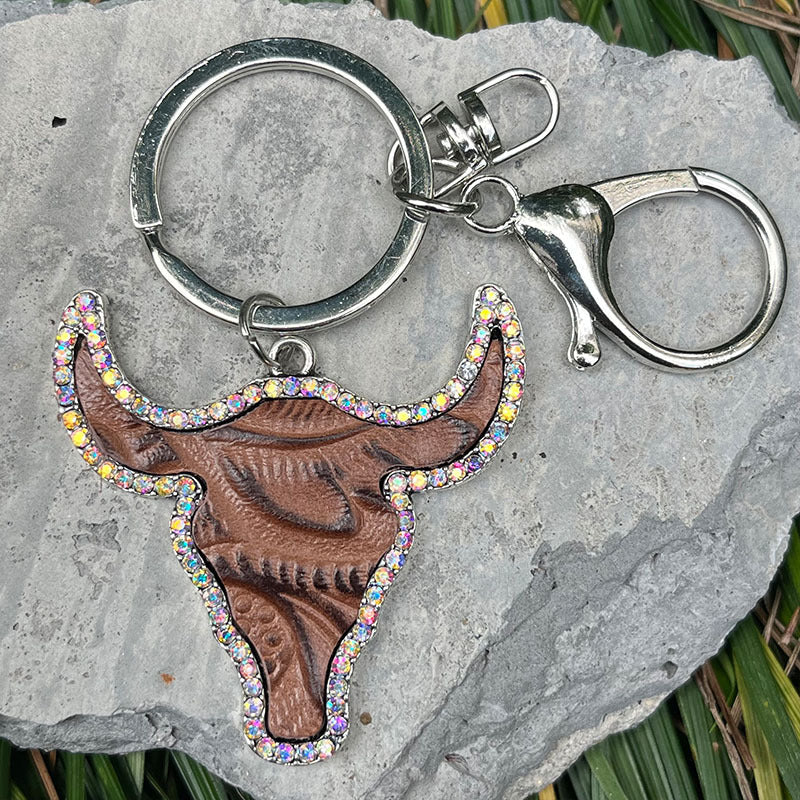 Bull Shape Key Chain BLUE ZONE PLANET