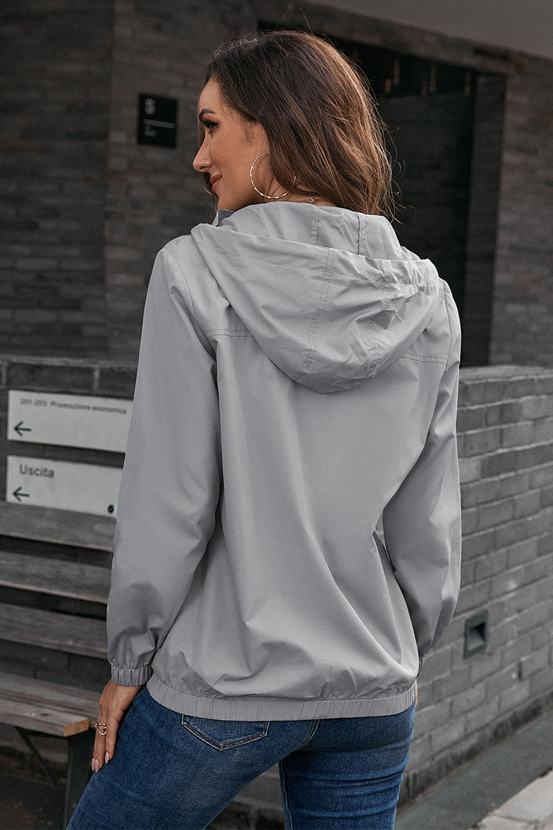 Button-Down Long Sleeve Sports Jacket BLUE ZONE PLANET