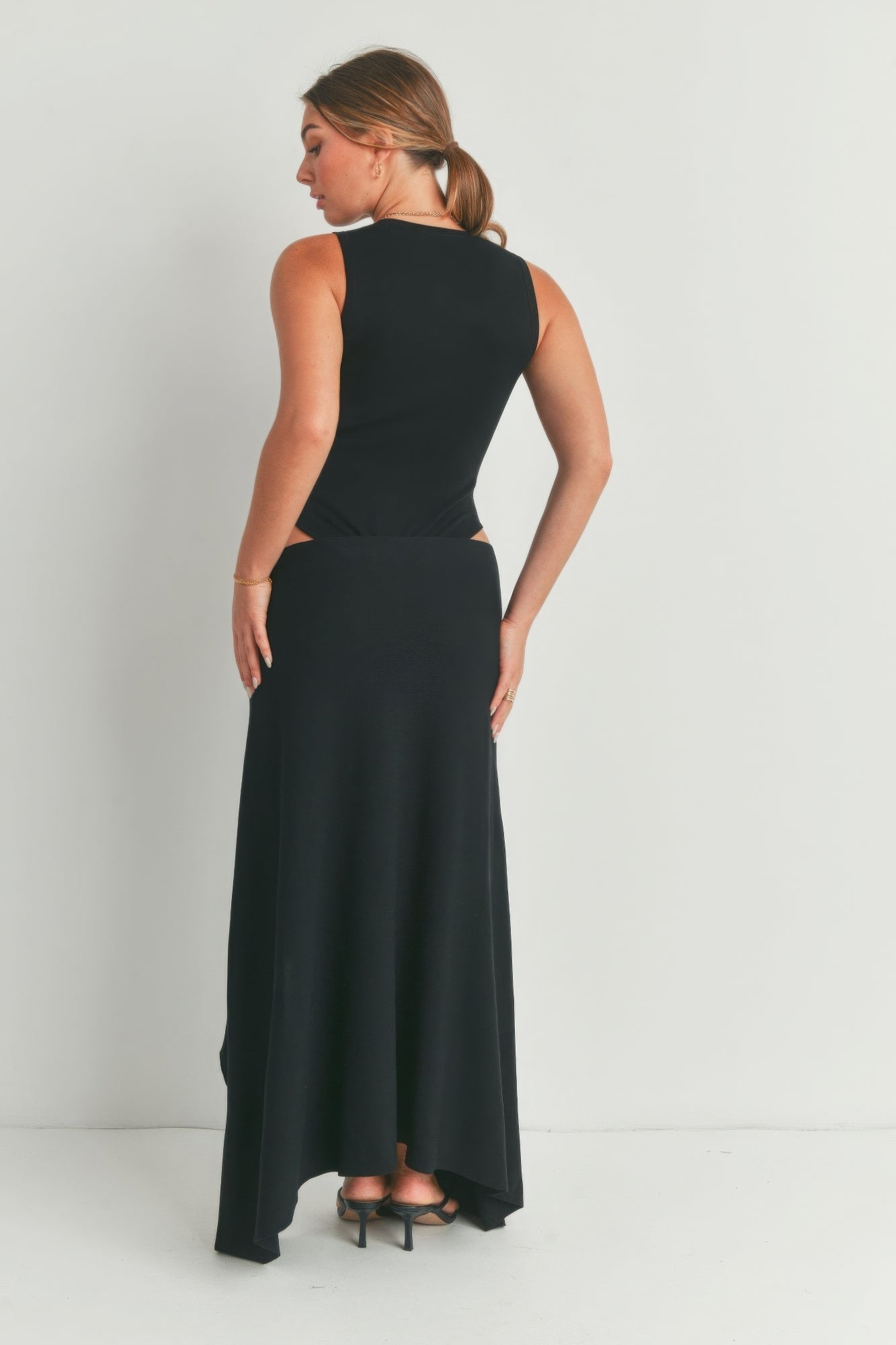 Blue Zone Planet | Maxi Dress With Slit Blue Zone Planet