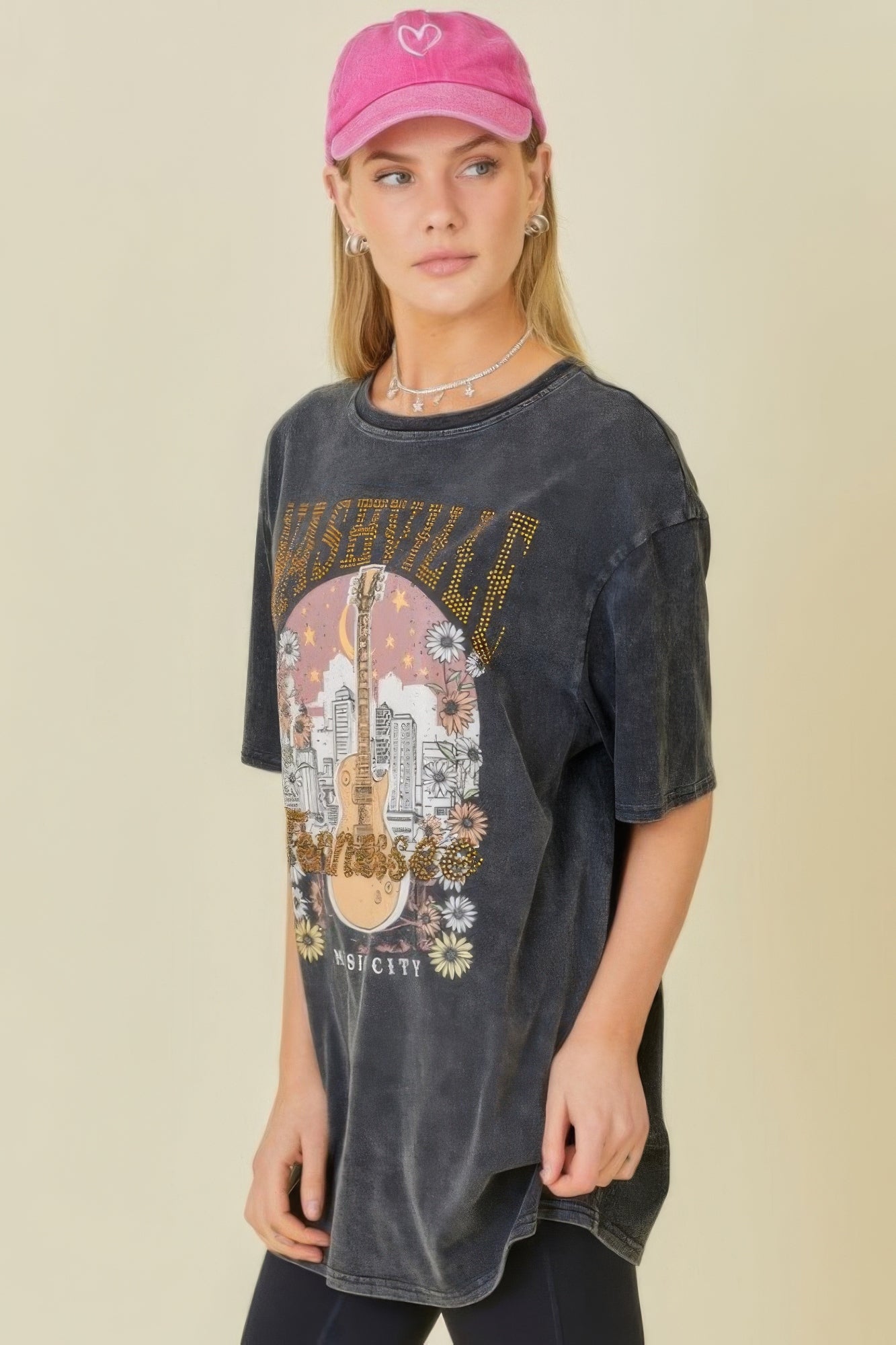 Blue Zone Planet | Washing Nashville Music City Graphic T-shirts Blue Zone Planet