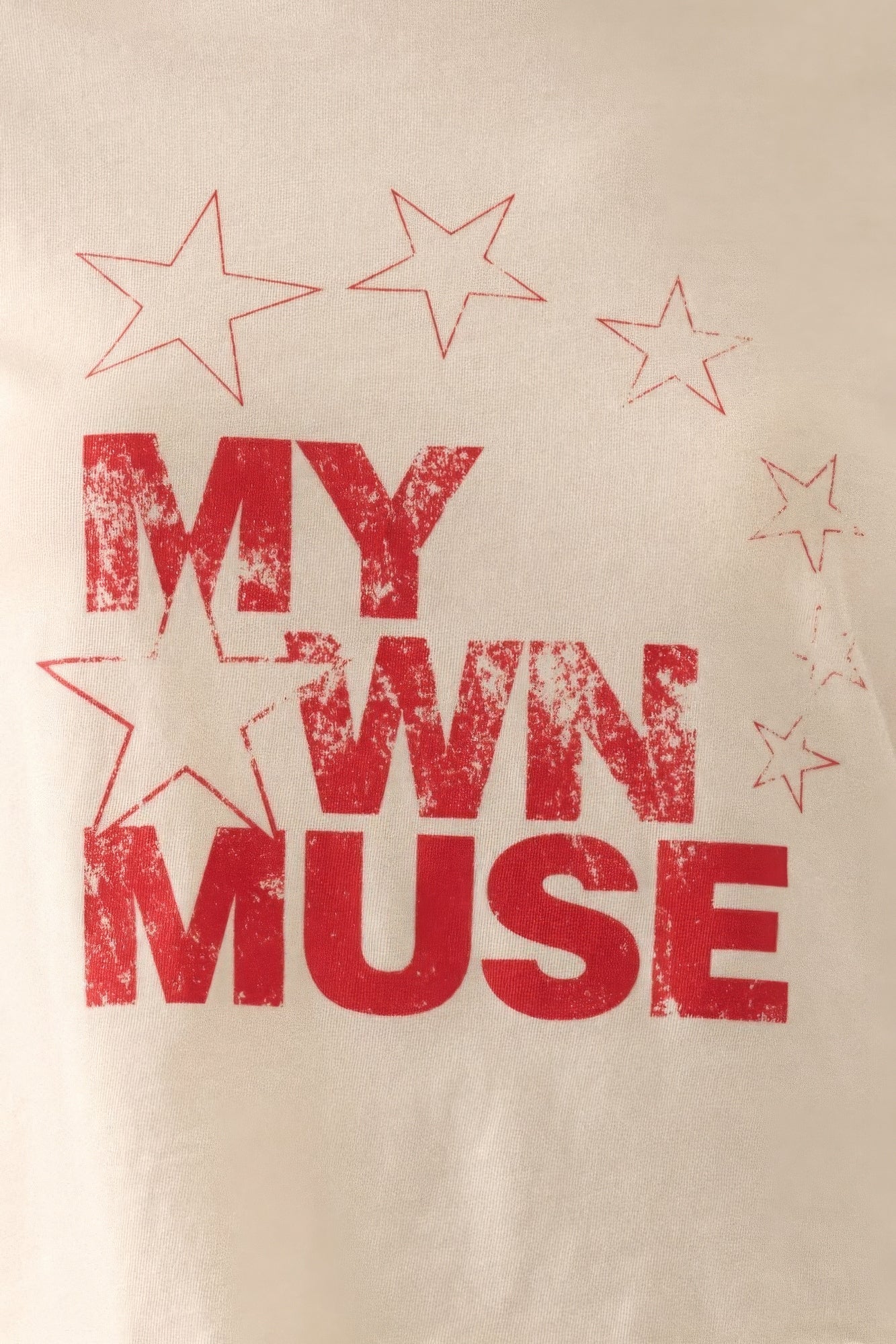 Blue Zone Planet | My Own Muse Vintage Wash Cropped Graphic Tee Blue Zone Planet