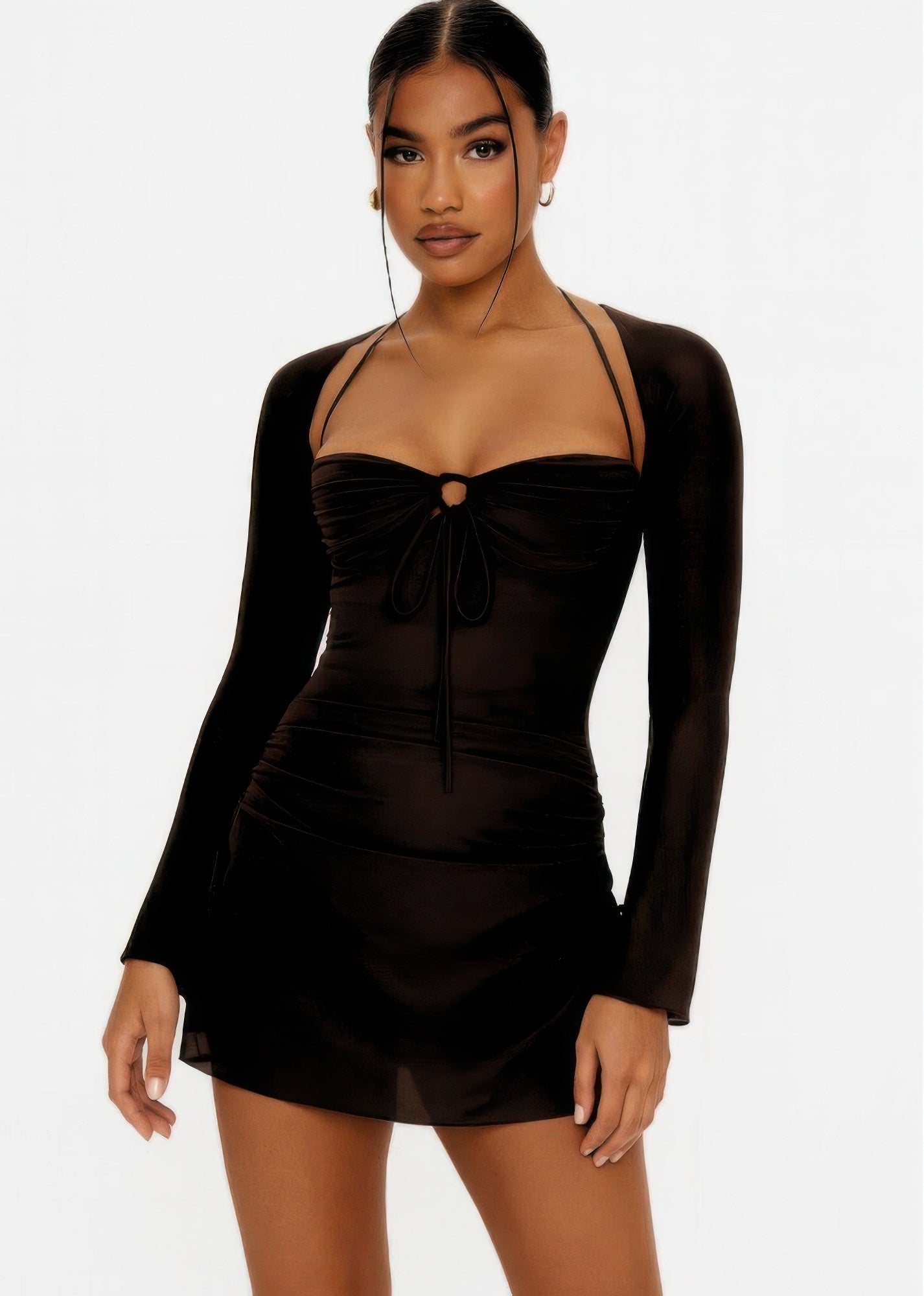 mini dress with holes Peek Hole Mini Dress