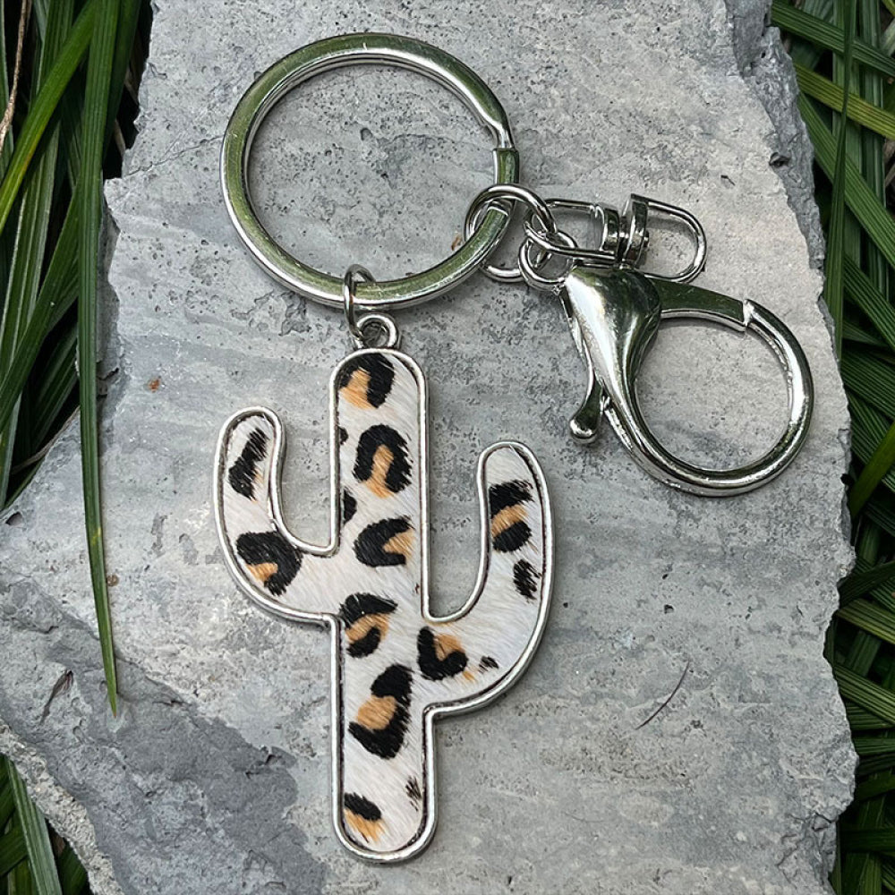 Cactus Shape Key Chain BLUE ZONE PLANET