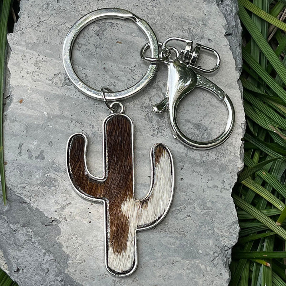 Cactus Shape Key Chain BLUE ZONE PLANET