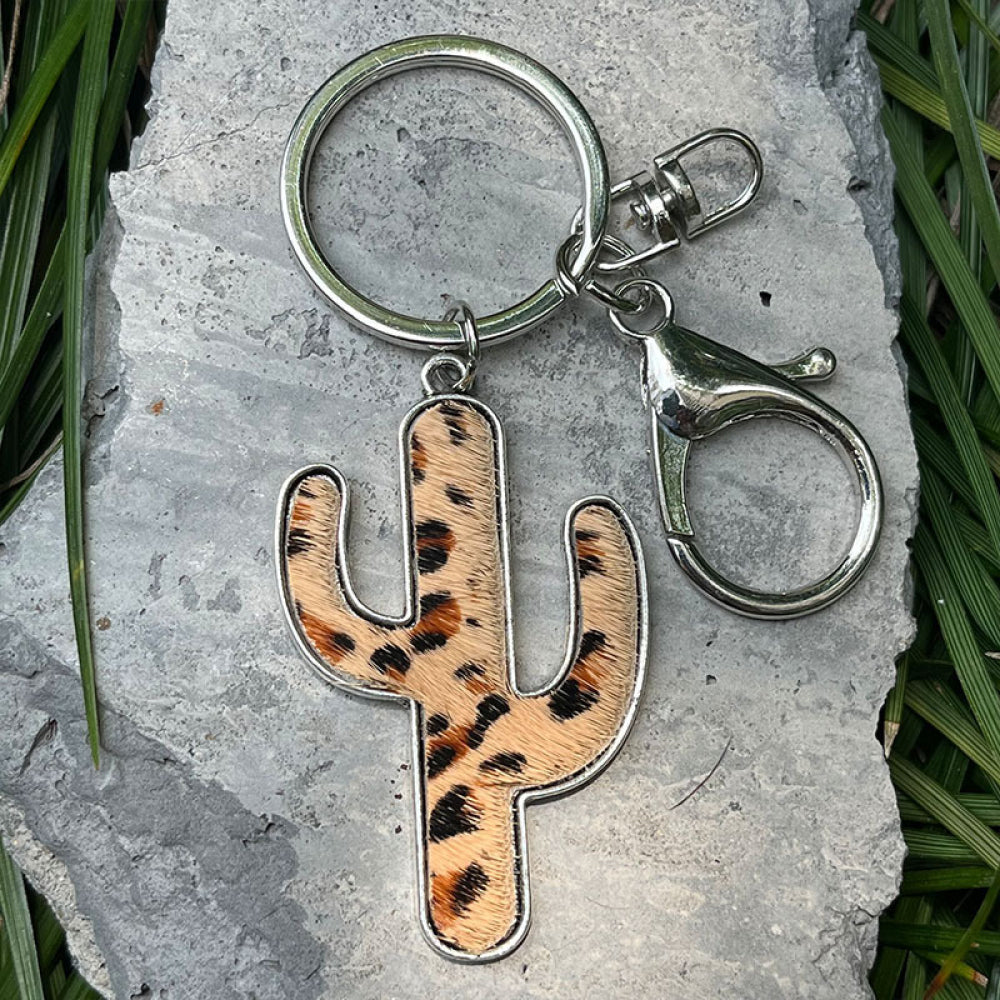 Cactus Shape Key Chain BLUE ZONE PLANET