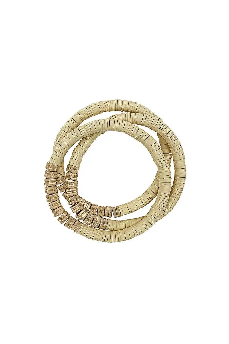 Choco-Twist Bead Stretchable Bracelets Blue Zone Planet