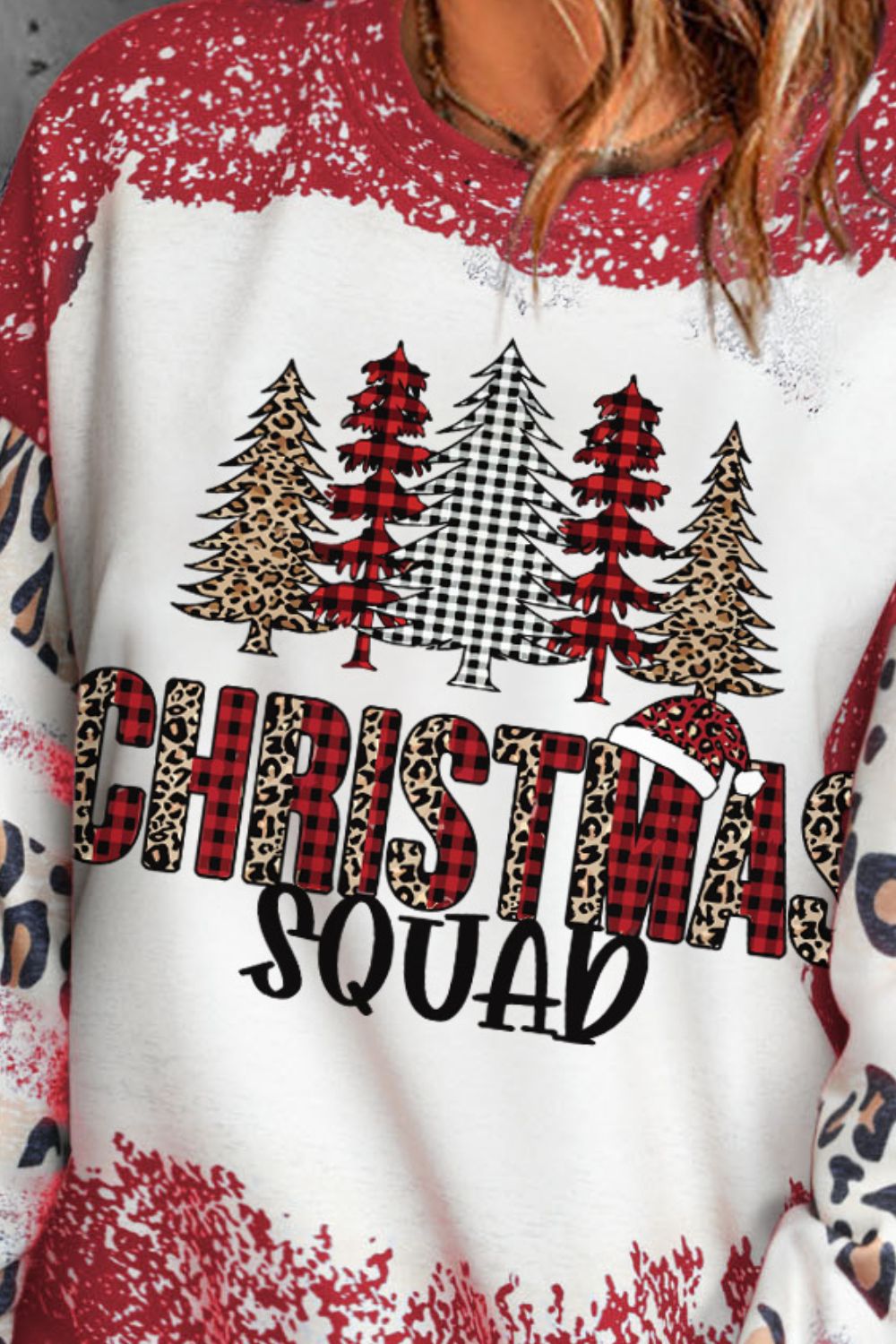 Christmas Tree Graphic Sweatshirt BLUE ZONE PLANET
