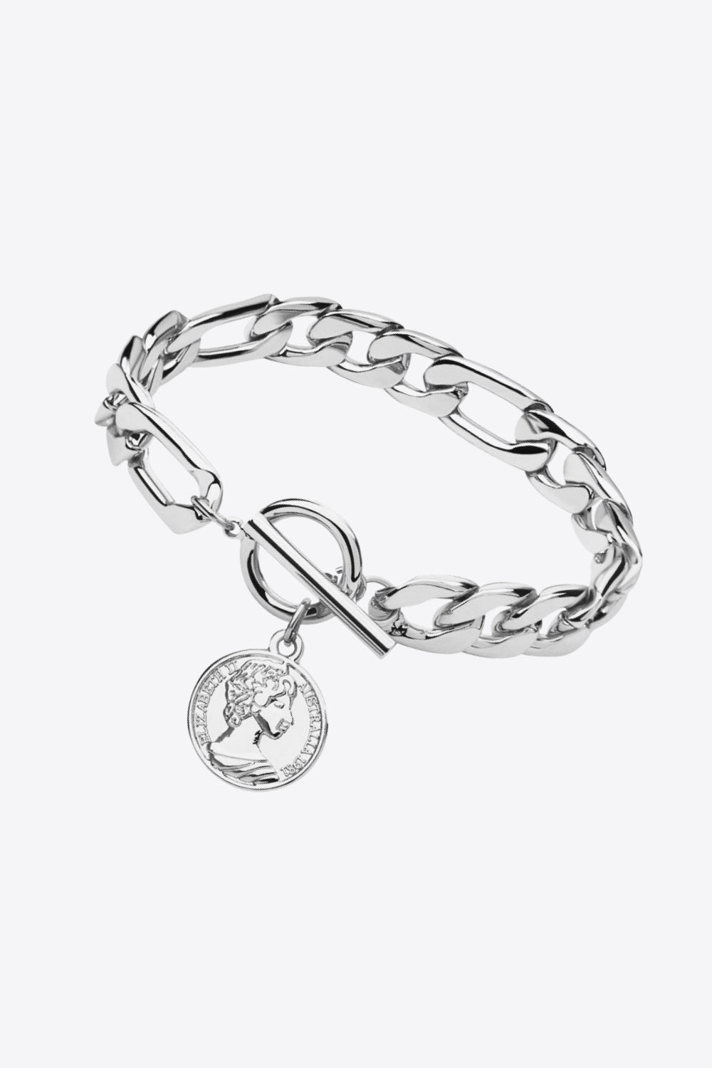 Chunky Chain Toggle Clasp Bracelet BLUE ZONE PLANET