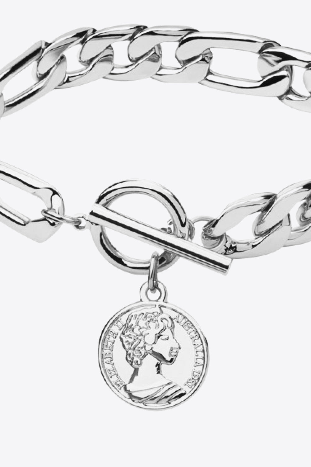 Chunky Chain Toggle Clasp Bracelet BLUE ZONE PLANET