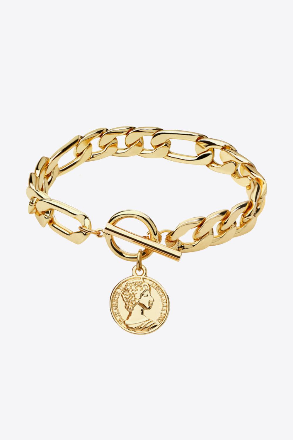 Chunky Chain Toggle Clasp Bracelet BLUE ZONE PLANET