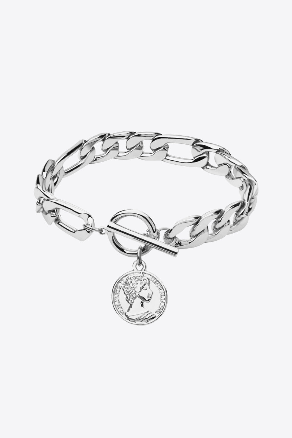 Chunky Chain Toggle Clasp Bracelet BLUE ZONE PLANET