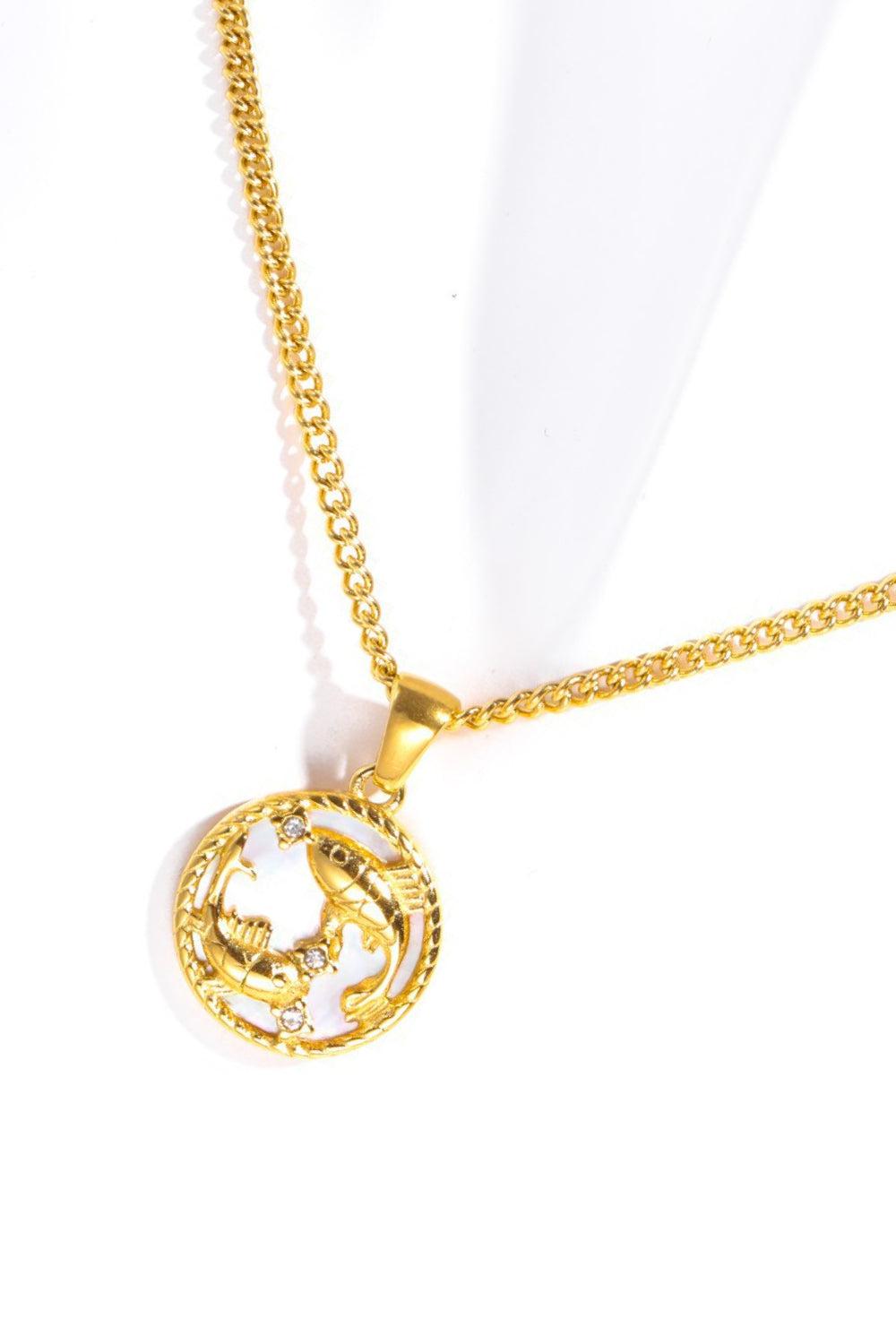 Constellation Pendant Stainless Steel Necklace BLUE ZONE PLANET