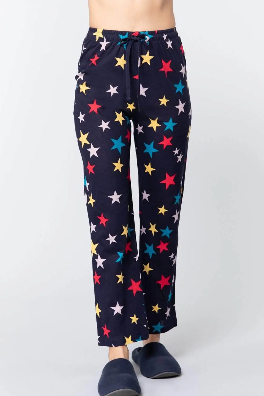 Cotton Pajama with Star Print Blue Zone Planet