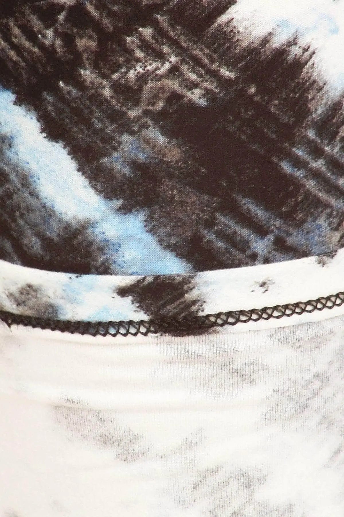 Criss Cross Tie-Dye Yoga Legging Blue Zone Planet