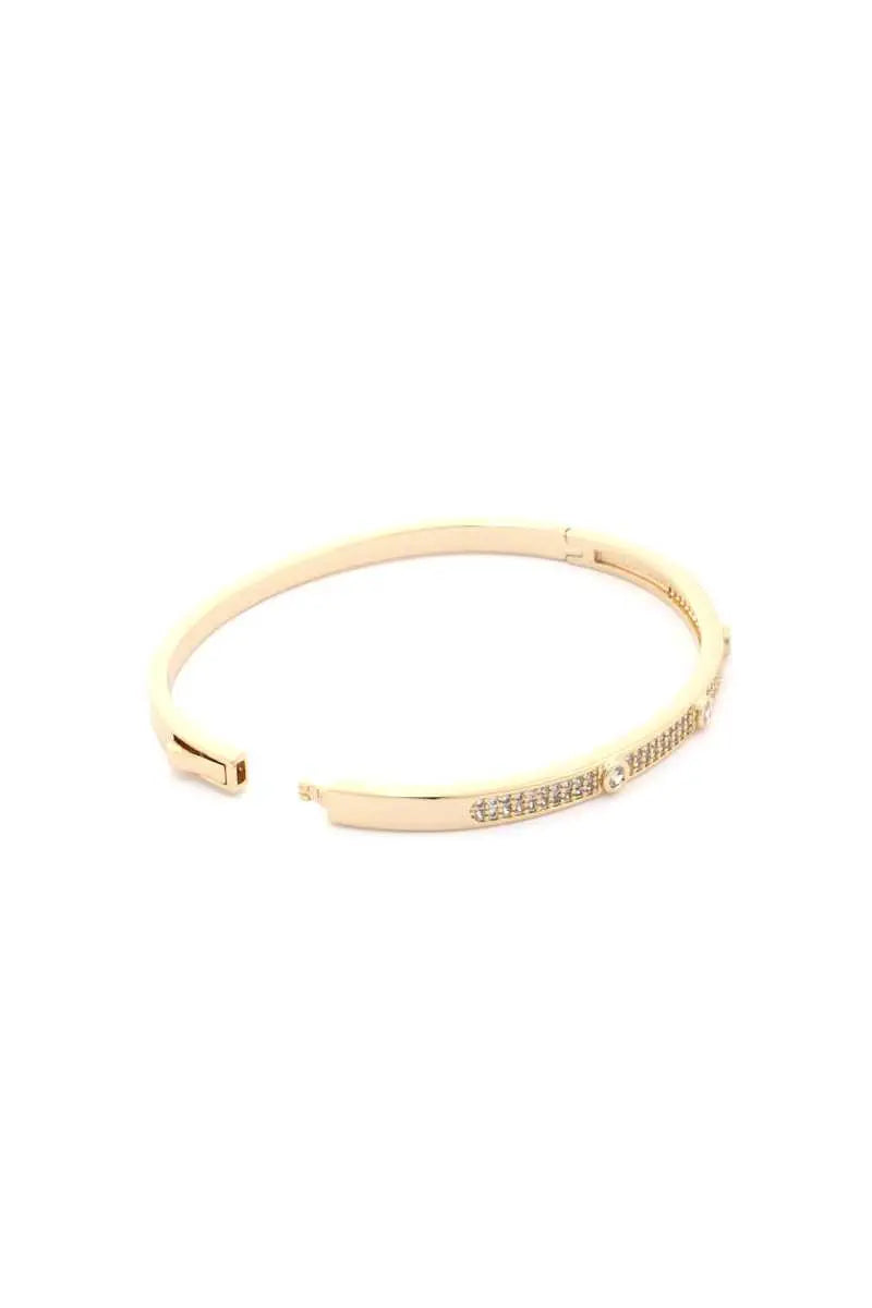 Cubic Zirconia Encrusted Bracelet Blue Zone Planet