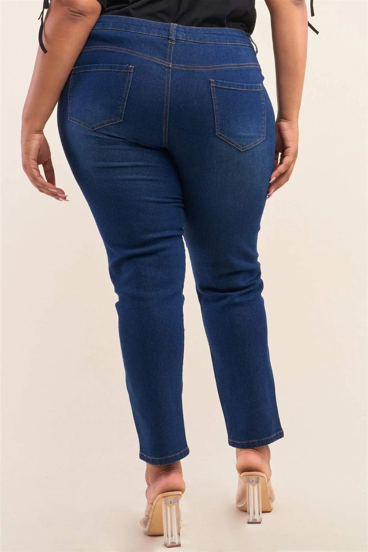 Curve Denim Pants Blue Zone Planet