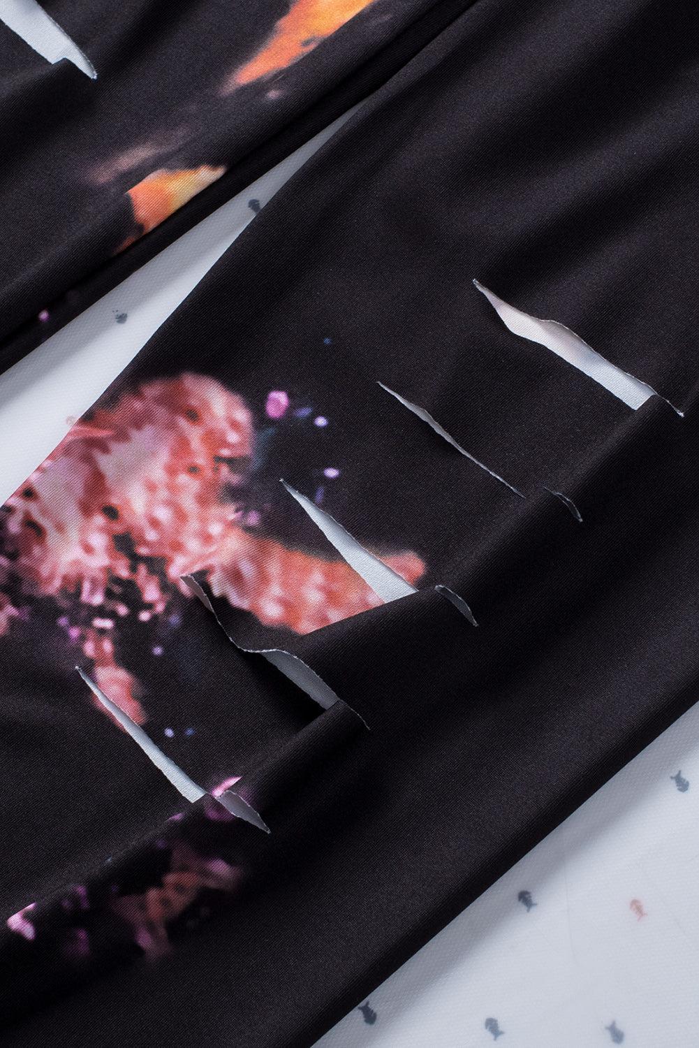 Cutout High Waist Leggings BLUE ZONE PLANET