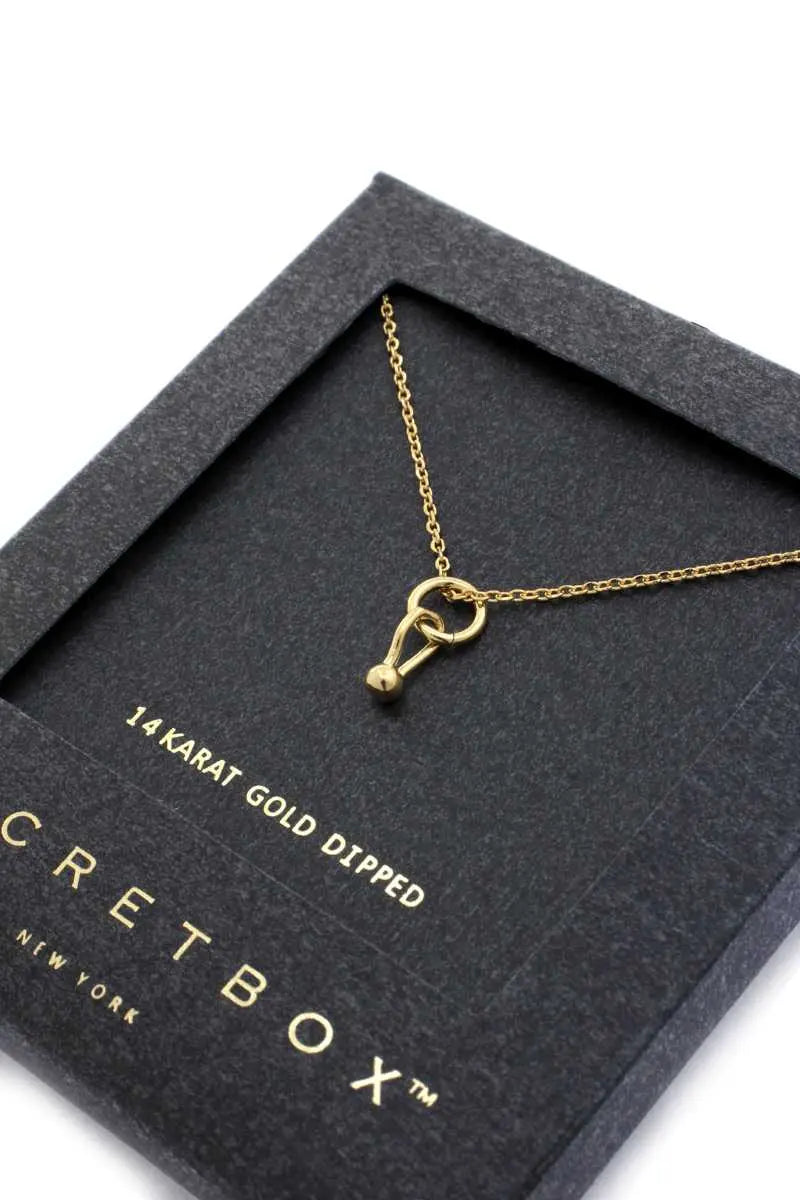 Dainty Ring Charm Necklace Blue Zone Planet