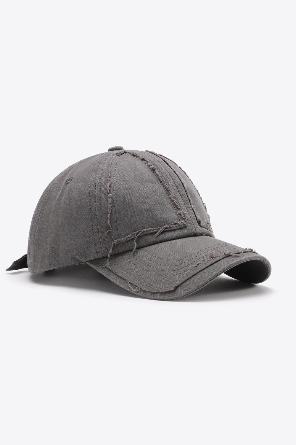 Distressed Adjustable Baseball Cap BLUE ZONE PLANET