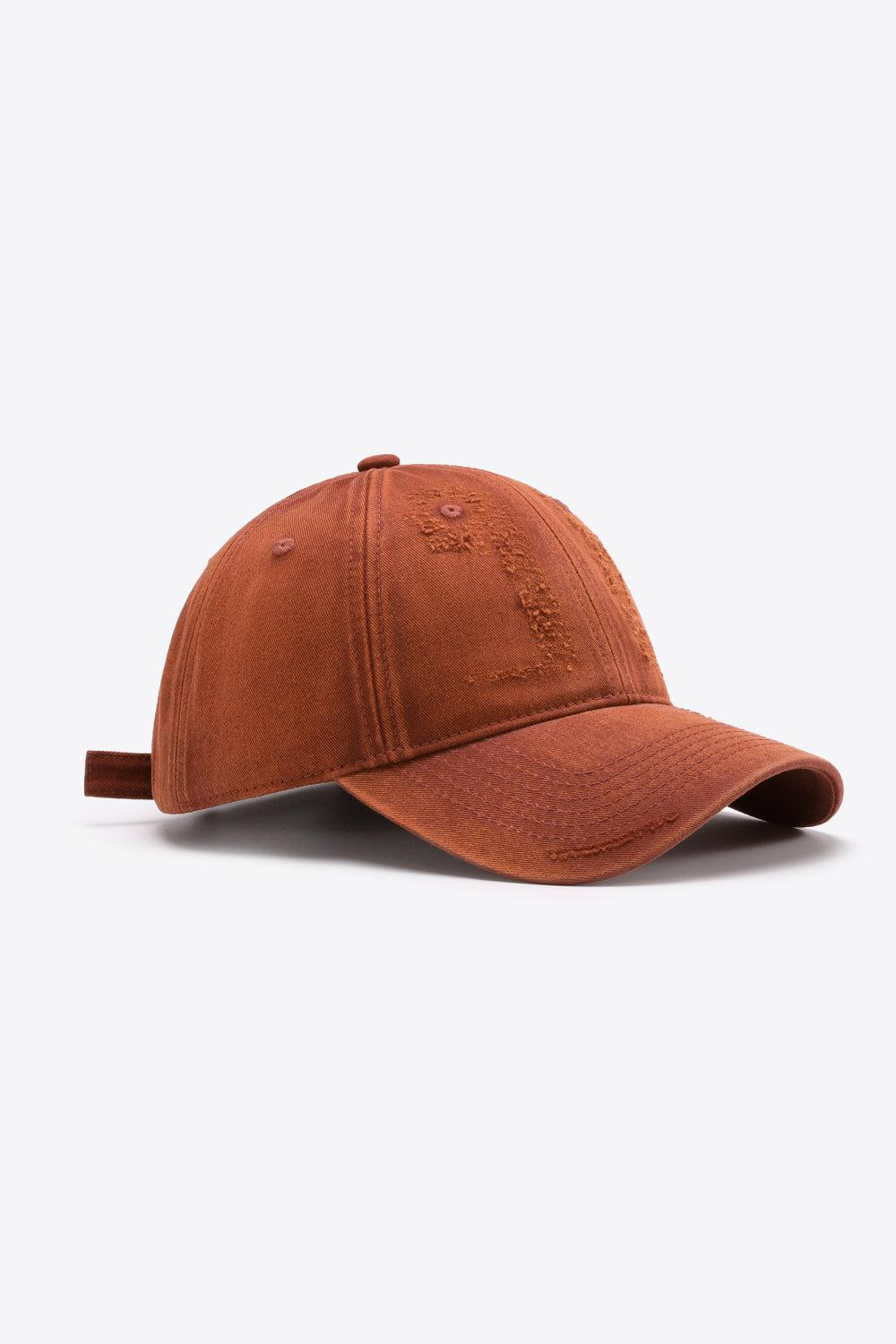 Distressed Adjustable Baseball Cap BLUE ZONE PLANET