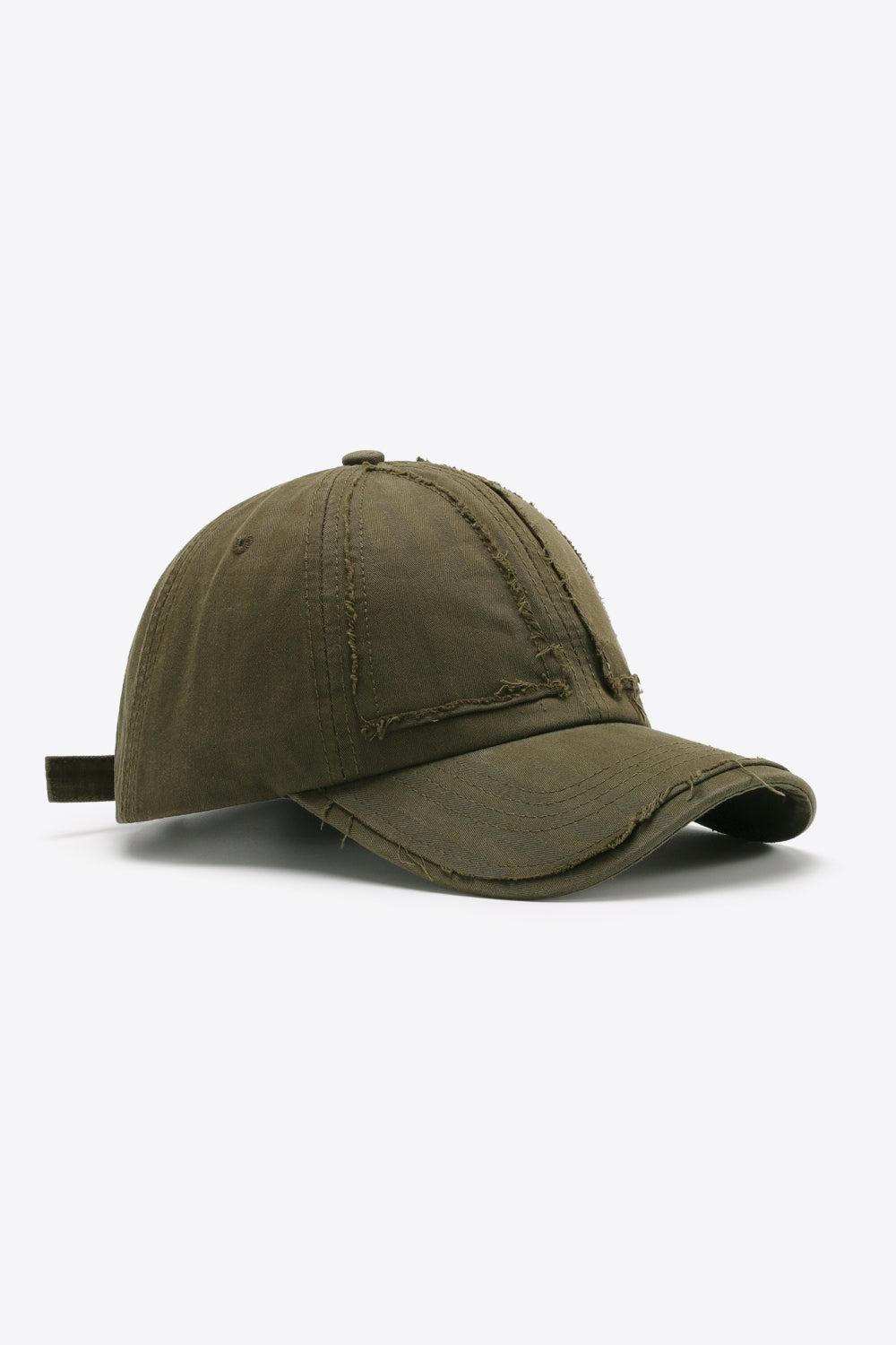 Distressed Adjustable Baseball Cap BLUE ZONE PLANET