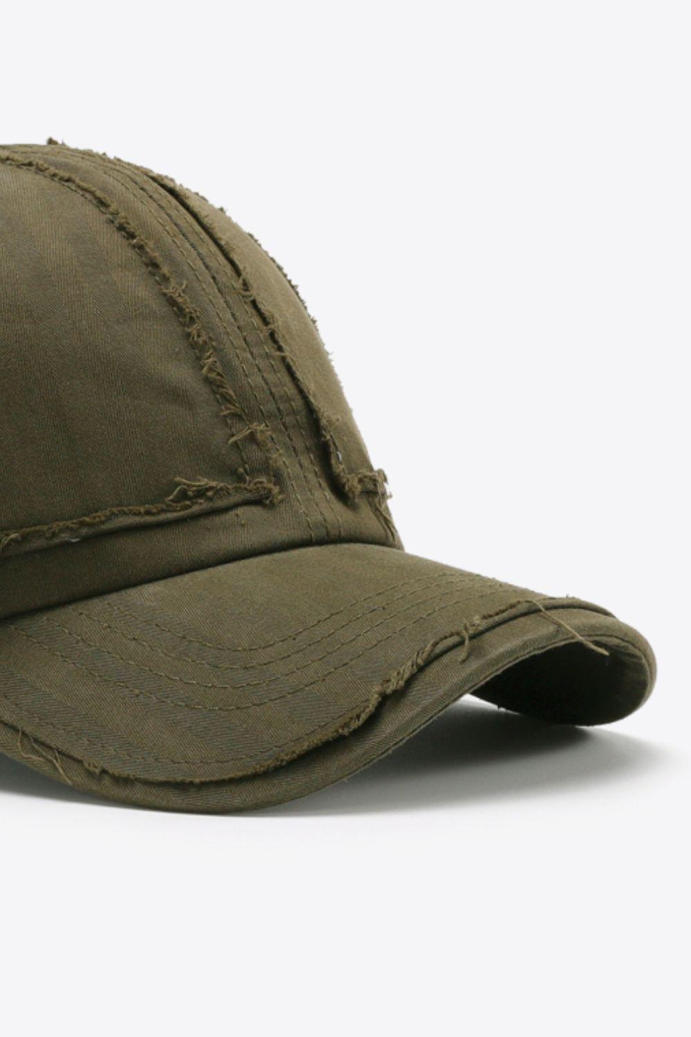 Distressed Adjustable Baseball Cap BLUE ZONE PLANET