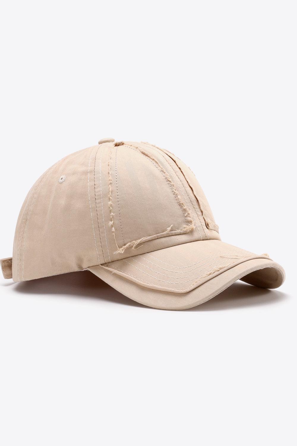 Distressed Adjustable Baseball Cap BLUE ZONE PLANET