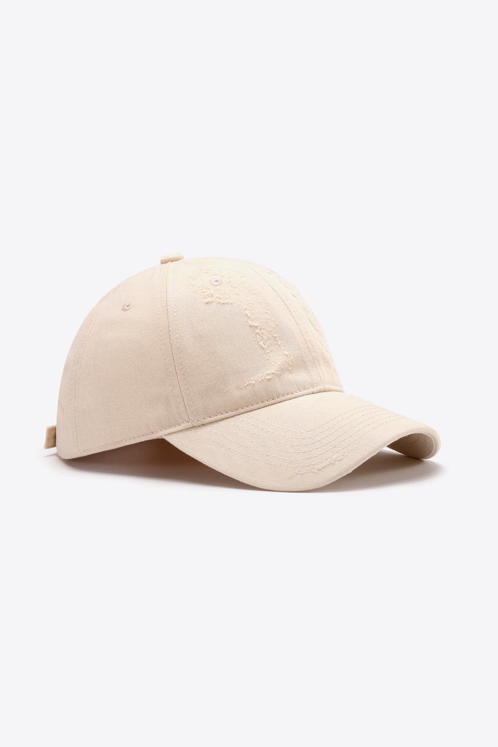 Distressed Adjustable Baseball Cap BLUE ZONE PLANET