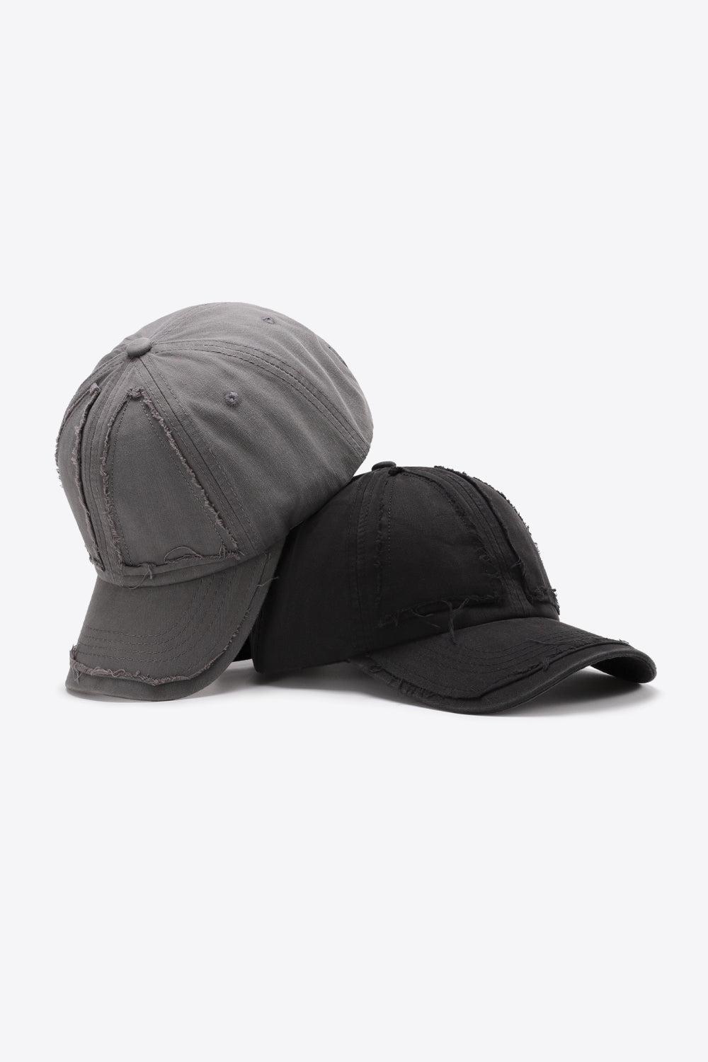 Distressed Adjustable Baseball Cap BLUE ZONE PLANET