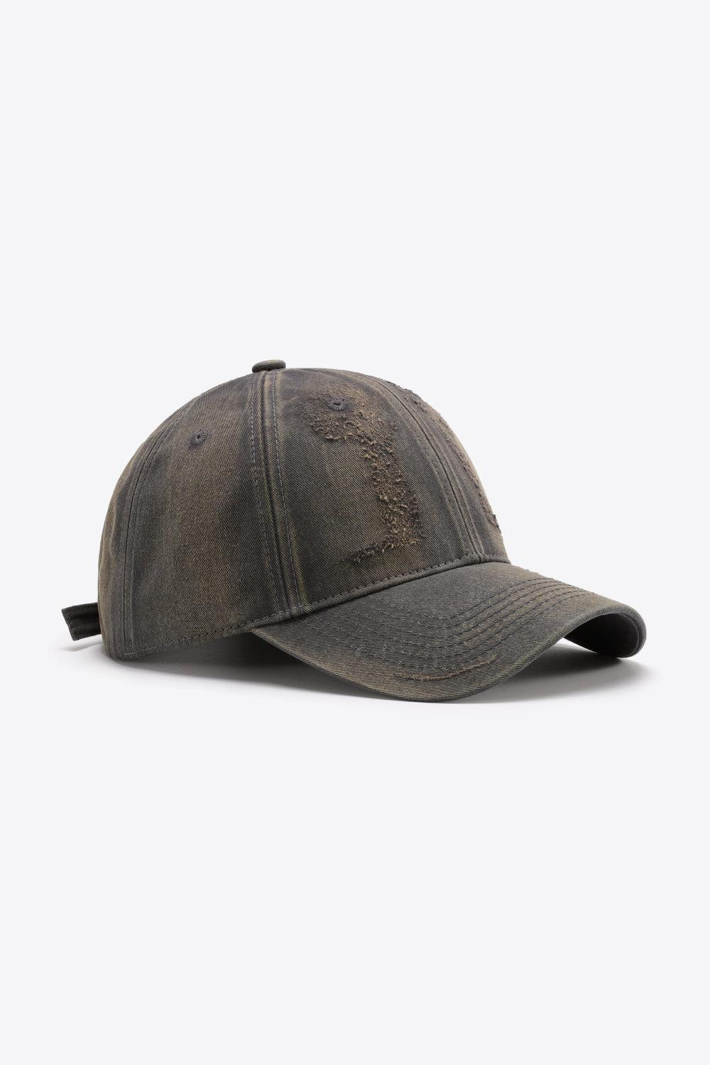 Distressed Adjustable Baseball Cap BLUE ZONE PLANET